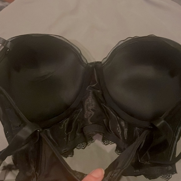 Calvin Klein black label black strapless longline bra 32D - Picture 6 of 6